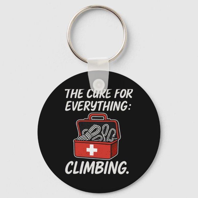 The Cure For Everything Climbing Rescue Kit  Key Ring (Front)