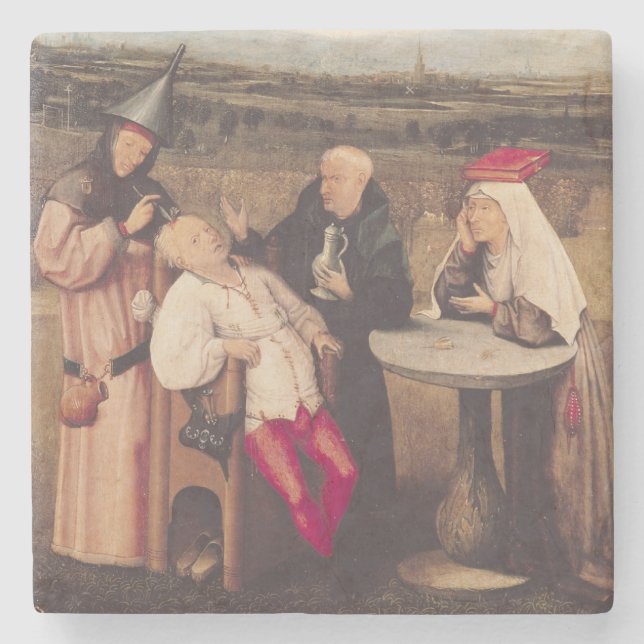 The Cure of Folly Stone Coaster (Front)