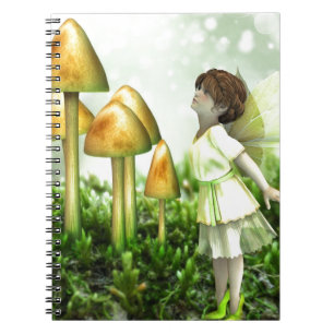 The Curious Fairy - Fairy and Toadstools Notebook