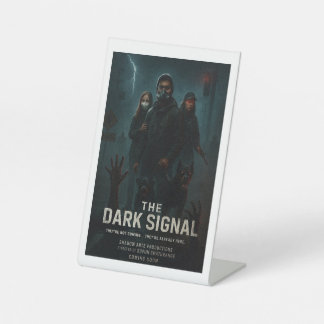 The Curse Bloom Pedestal Sign