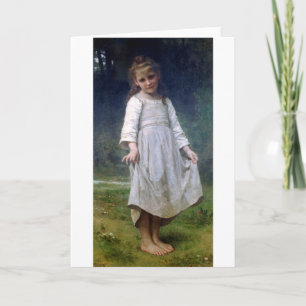 The Curtsey, Bouguereau Card