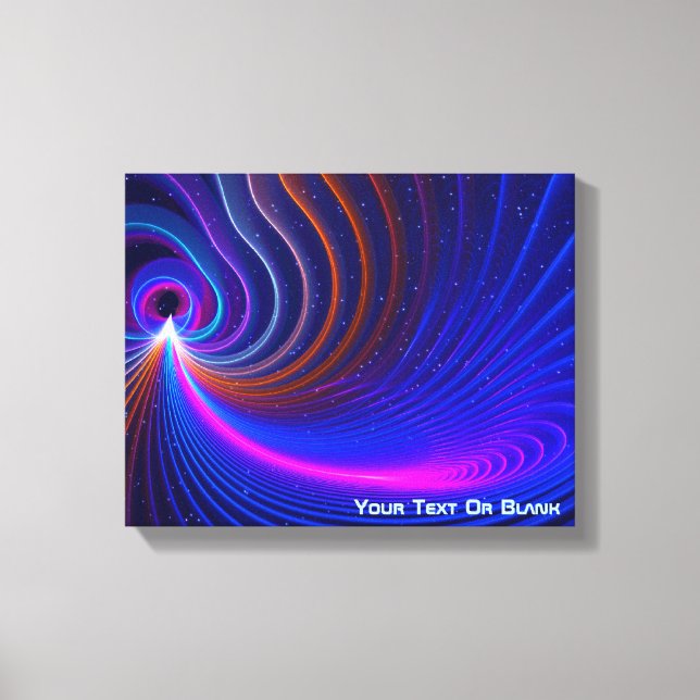 The Curvature of Space Canvas Print (Front)