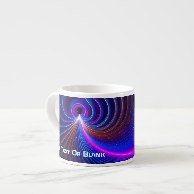 The Curvature of Space Espresso Cup (Front Left)