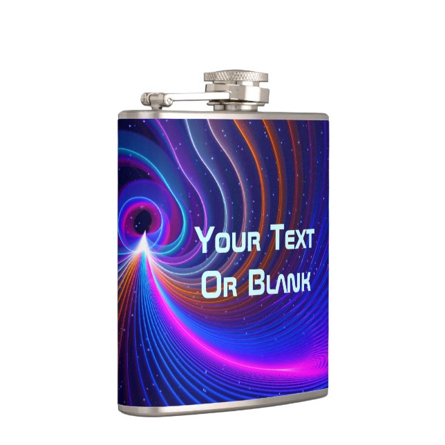 The Curvature of Space Hip Flask (Right)