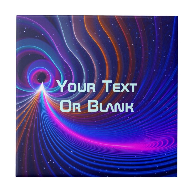 The Curvature of Space Tile (Front)