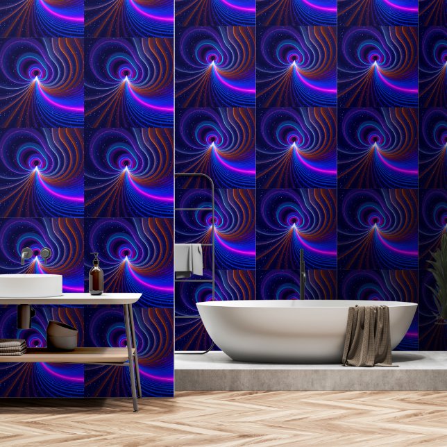 The Curvature of Space Wallpaper (Bathroom)