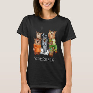 The Cute Batch Cat Halloween Holiday T-Shirt