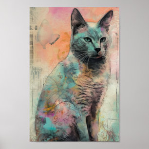 The Cute Cat Poster