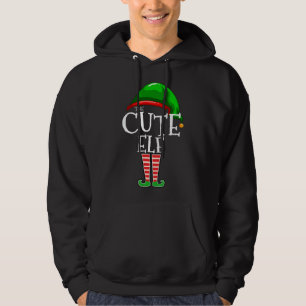 The Cute Elf Group Matching Family Christmas Gift Hoodie