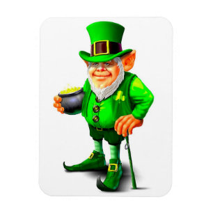THE CUTE LEPRECHAUN magnet