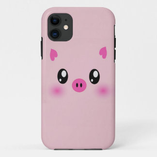 the cute pink pig case iphone