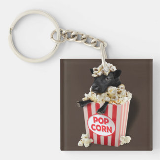 The cute Popcorn Sheep Key Ring