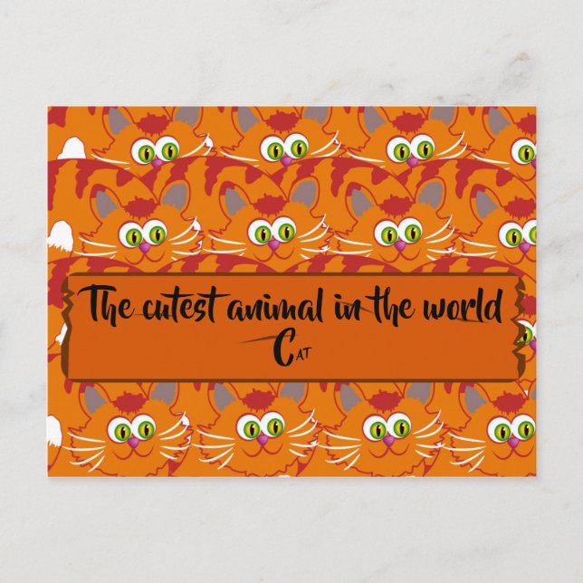 The Cutest Animal In The World Postcard (Front)