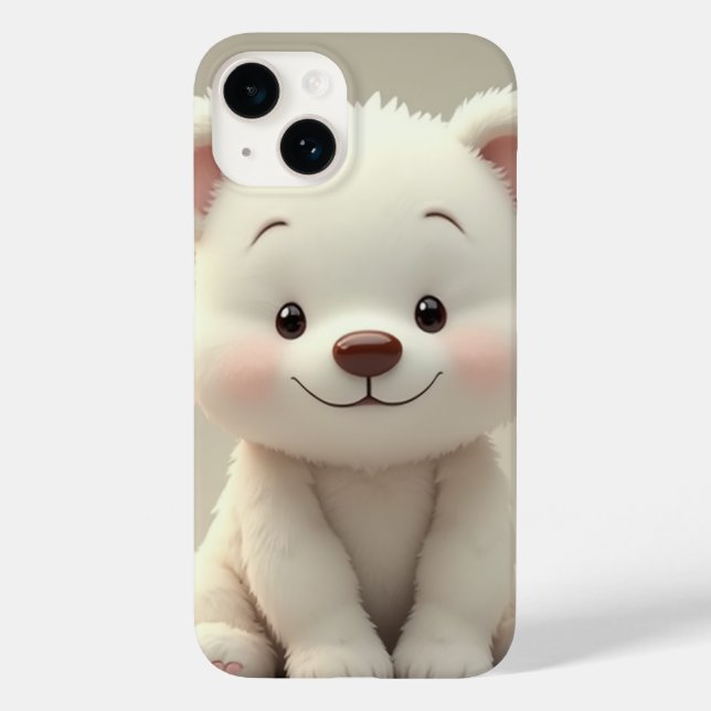 The cutest bear iPhone 14 Case (Back)