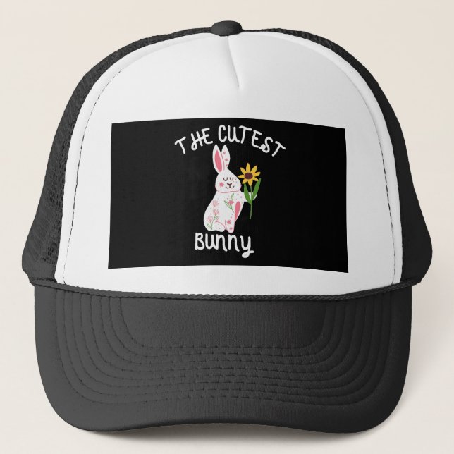 The Cutest Bunny Trucker Hat (Front)