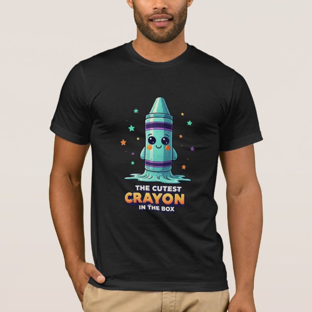 The Cutest Crayon In The Box Kawaii Art T-Shirt (Front)