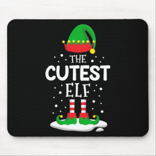 The Cutest Elf Christmas Family Matching Outfit Xm Mouse Pad