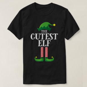 The Cutest Elf Christmas Holiday Design T-Shirt