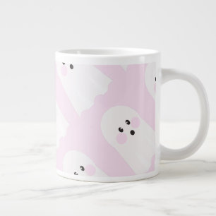 The cutest ghost pattern large coffee mug