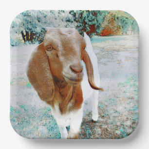 The Cutest Goat - Paper Plate