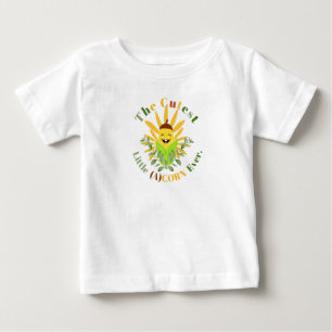 The Cutest Little Acorn Ever. Pun Baby T-Shirt