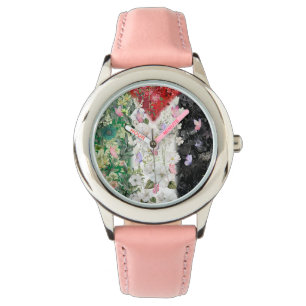 The Cutest Palestinian hand watch With Floral map
