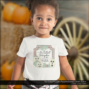 The Cutest Pumpkin-Pastel Colours Halloween Toddler T-Shirt