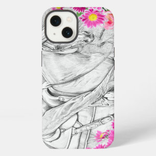 The Cutter Large (pink daisy) iPhone 13 Case