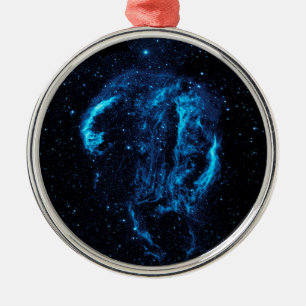 The Cygnus Loop Nebula (NASA) (Outer Space) Metal Tree Decoration