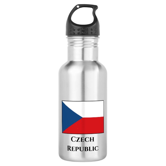 The Czech Republic Flag 532 Ml Water Bottle (Front)