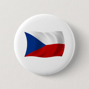 The Czech Republic Flag Button