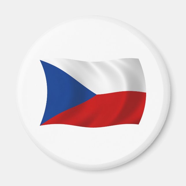 The Czech Republic Flag Magnet (Front)