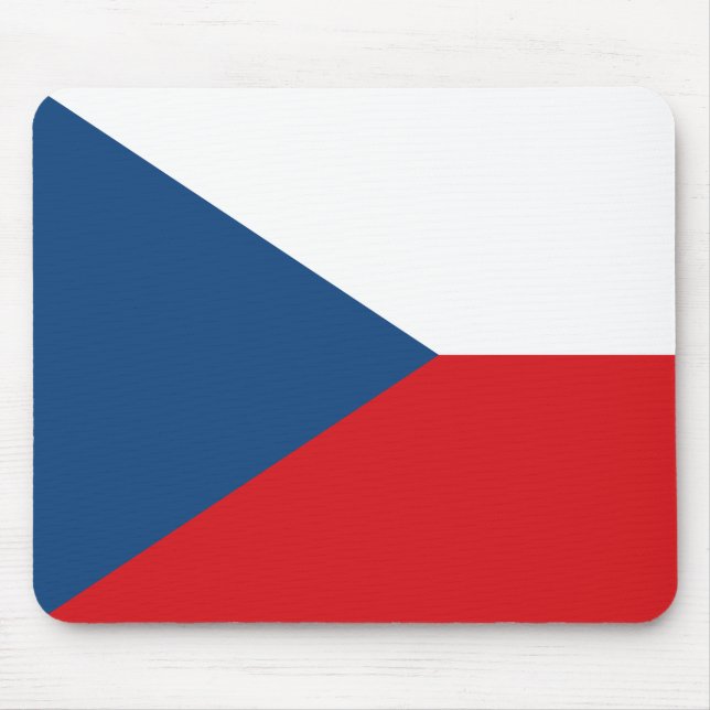 The Czech Republic Flag Mouse Pad (Front)