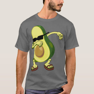 The Dabbing Avocado Plant Green Food Lover Funny T-Shirt