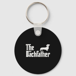 The Dachshund Funny Wiener Dog For Men Fathers Day Key Ring