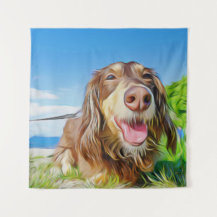 The Dachshund Is A Perfectly Engineered Dog Xmas P Tapestry