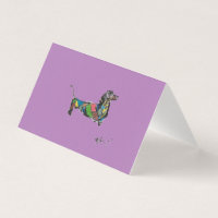 The Dachshund Magnetic Card