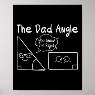 The Dad Angle You Know I'm Right For Teachers Scie Poster