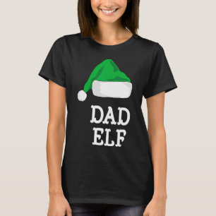 The Dad Elf Christmas Family Matching Pj Pajama Xm T-Shirt