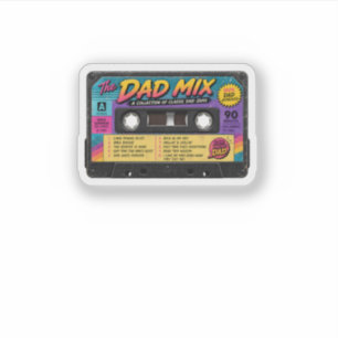 The Dad Mix Retro 80s Cassette Tape