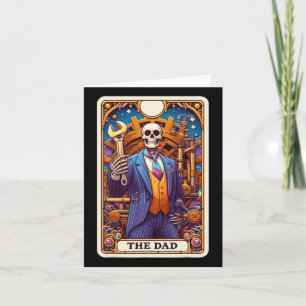 The Dad Tarot Card Skeleton Fathers Day Daddy Baba
