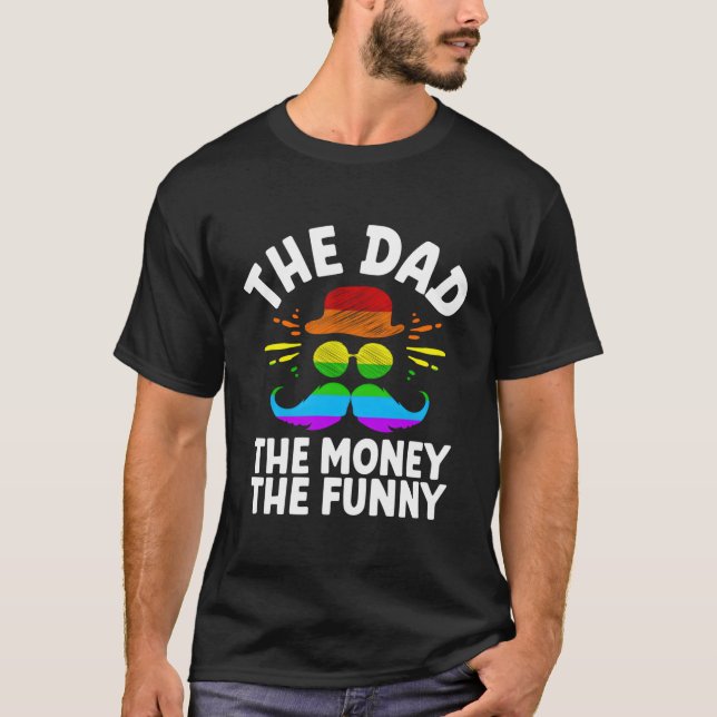 The Dad The Money The Daddy Humour Father Witty T-Shirt (Front)