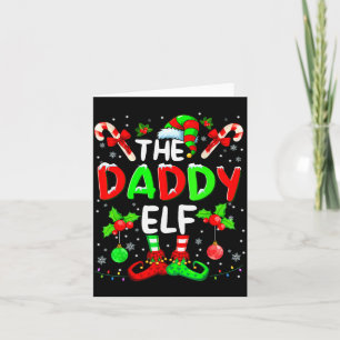 The Daddy Elf Costume Pajamas Pjs Christmas Xmas M Card