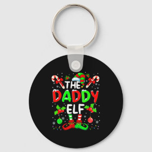 The Daddy Elf Costume Pajamas Pjs Christmas Xmas M Key Ring
