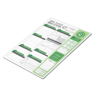 The Daily Margins - Detailed Budget + Day Planning Notepad