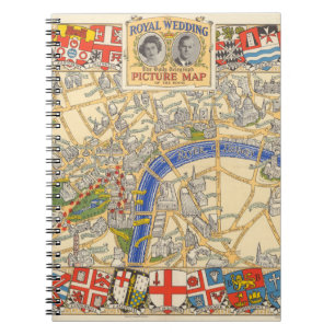The Daily Telegraph Map of the Royal Wedding Route Notebook