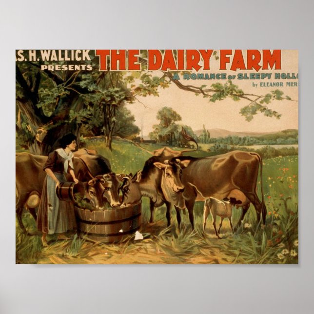 The Dairy Farm Retro Theatre Poster (Front)