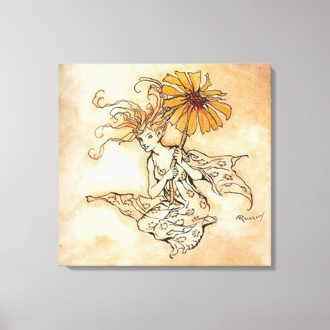 The Daisy Fairy Canvas Print (Front)