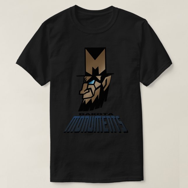 The Dakota Monuments T-Shirt (Design Front)