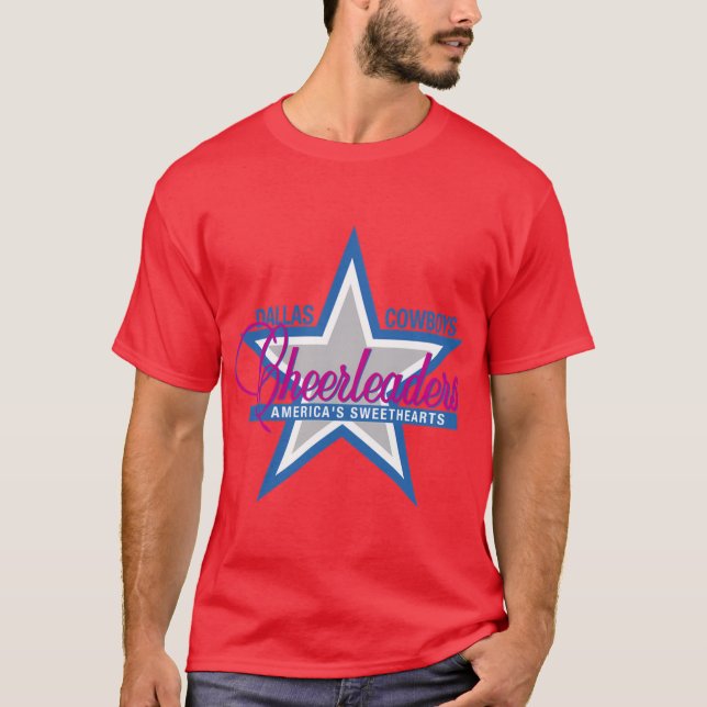The Dallas Cowboys Cheerleaders America Sweet Hear T-Shirt (Front)